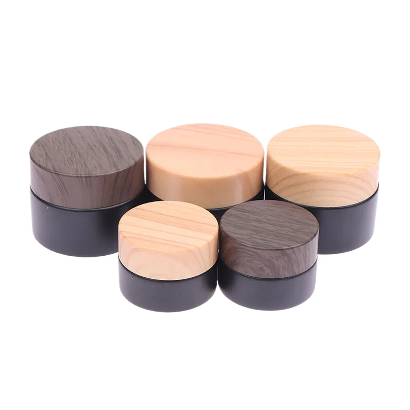 Lege Potten Matglazen Crèmepot Cosmetische Container Met Deksel 5-100G Glazen Fles Make-Up Container Reis Cosmetische Potten