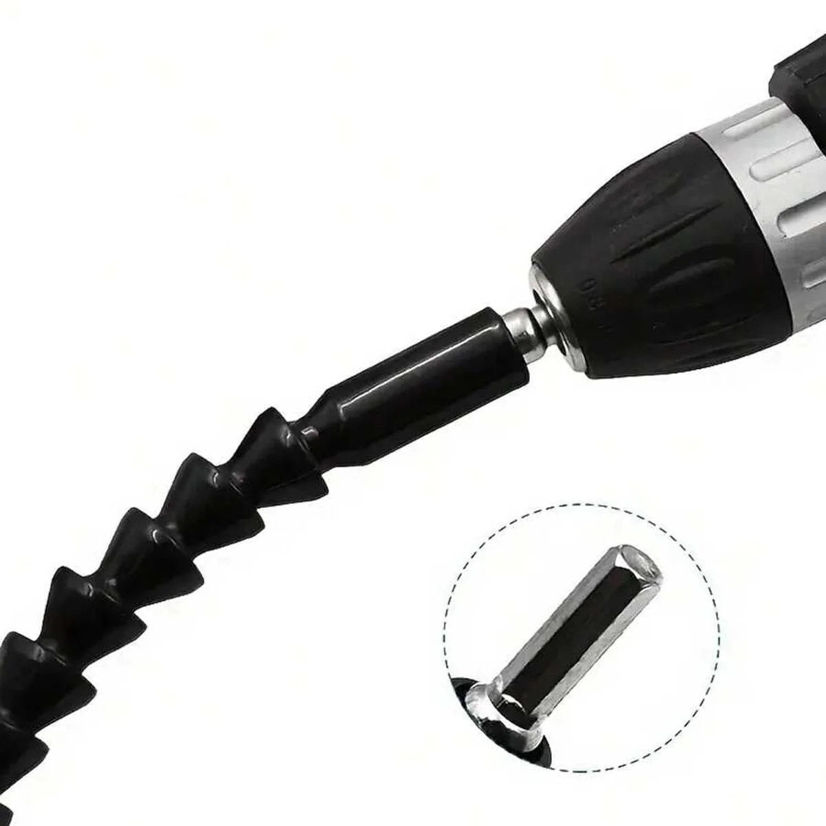 3Pcs/1Pcs Flexible Shaft Drill Bit Extension Bracket, Suitable for Electric Drills, Hex Screwdriver Flexible Shaft Driver Extension Rod, Power Tool Accessories