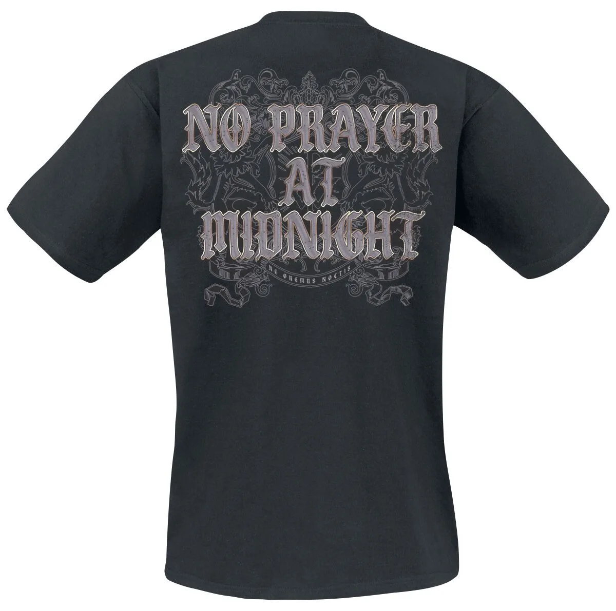 Powerwolf No Prayer At Midnight Unisex Cotton T-shirt, Hooded Werewolf Print, Heavy Metal Rock Band Casual Tee