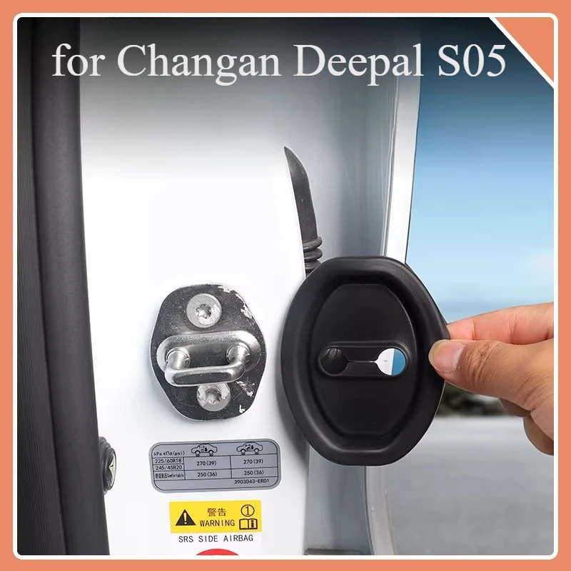 

Комплект из 4 силиконовых защитных наклеек-демпферов для замков дверей автомобиля Changan Deepal S05