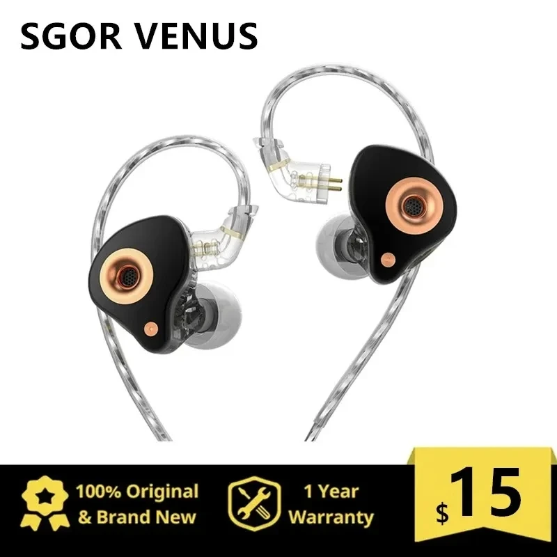 SGOR VENUS auricolari dinamici HIFI auricolari Super Bass In Ear Monitor auricolari musicali Sport cuffie con cancellazione del rumore di Sportt