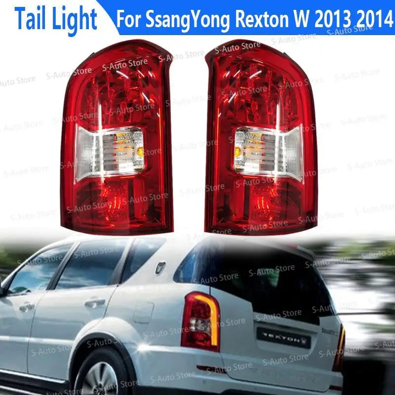 LED Rear Tail Light For SsangYong Rexton W 2013 2014 Rear Turn Signal Light Brake Parking Lamp Accessories 8360108C10 8360208C10