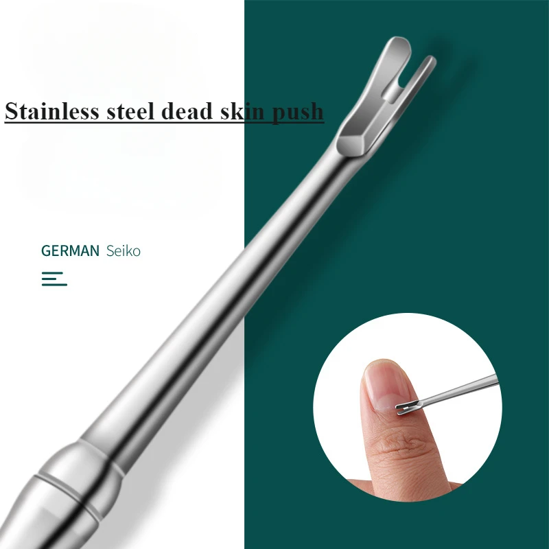 Scraper Nail Cleaner Trimmer High Quality Cuticle Remover Dead Skin Pusher Surgical Grade Stainless Steel Nail Art Manicure Tool