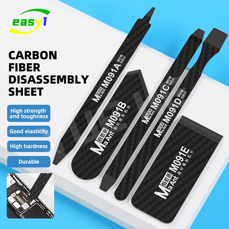 MaAnt M091 ألياف الكربون غير المغناطيسي تفكيك قضيب رفع مكافحة ساكنة الحرارية موصل بطارية اللمس تفكيك أداة #1
