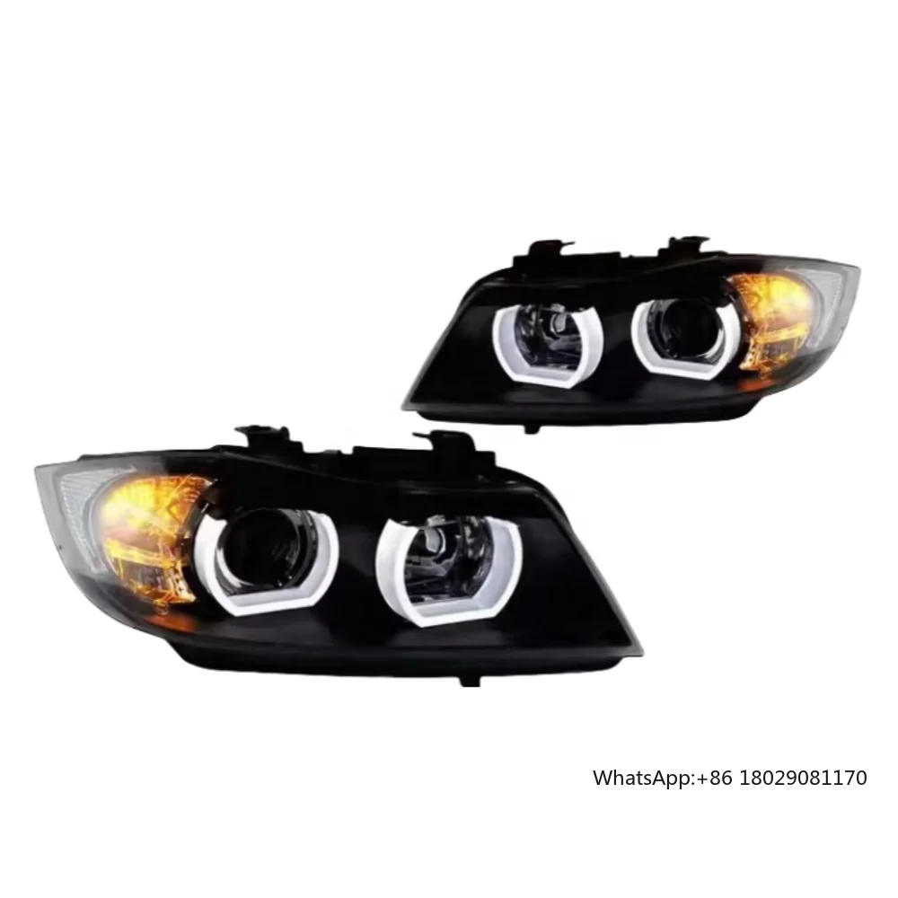 

Модернизированная фара для BMW E90 2005-12 320i 318i 323i 325i Angel Eye DRLHead Lamp Автозапчасти для фар BMW E90
