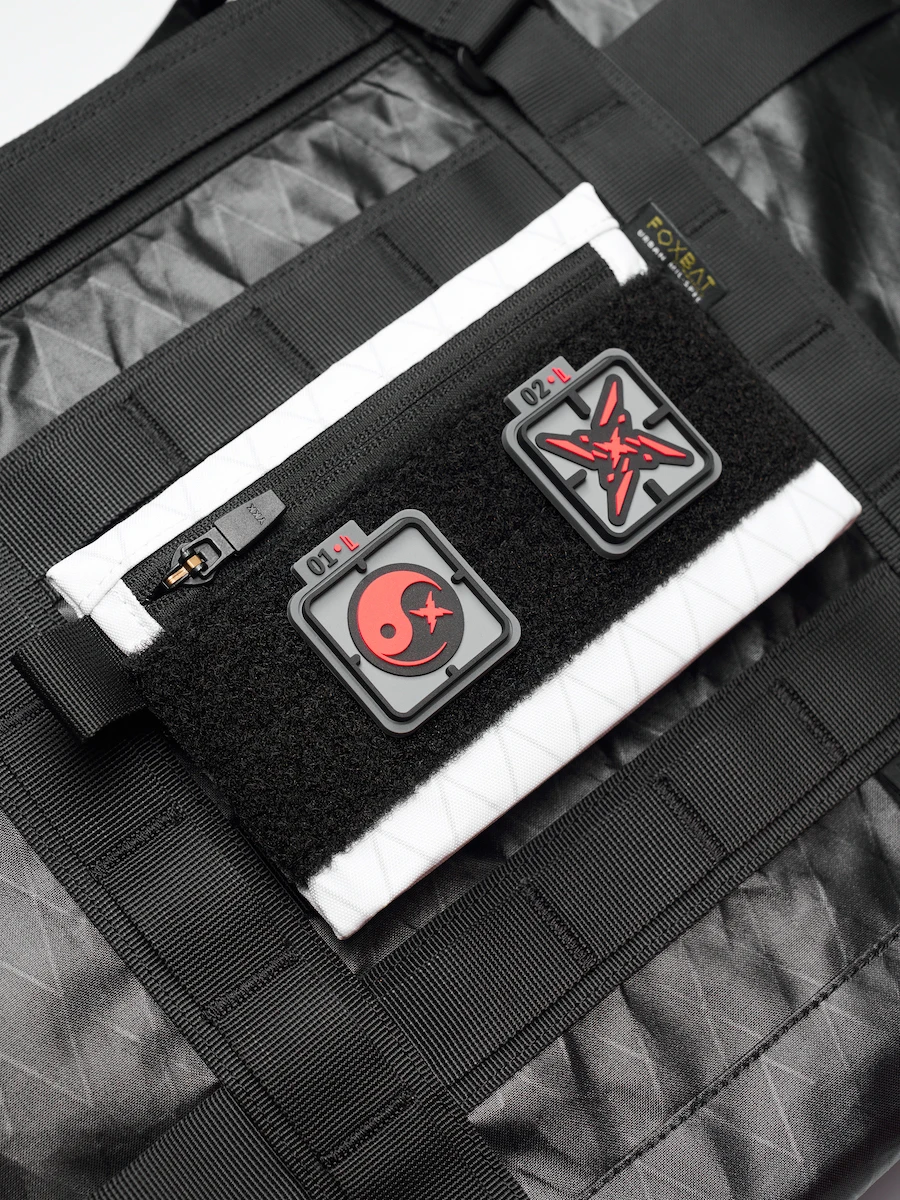 FOXBAT Alert Theme PVC Patch Tactical Armband DIY Decor na odzież i plecaki — zdjęcie 4