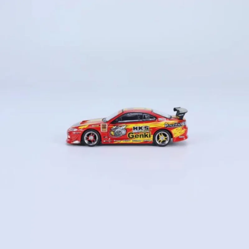 TW 1:64 HKS Hyper Silvia RS-2 Simulation Alloy Model Decoration Collection Display Gift Souvenir