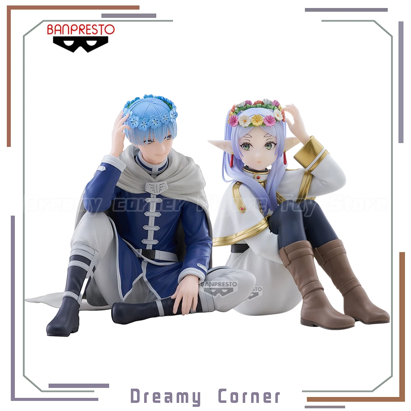 

【В наличии】Оригинальная фигурка BANPRESTO ESPRESTO Frieren: Beyond Journey's End Himmel Flower Crown, коллекция украшений
