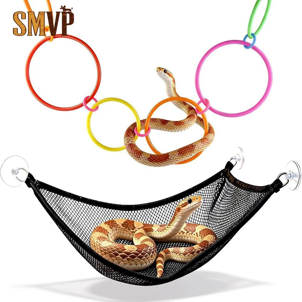 

Snake Toy Ring Snake Playground Climbing Net Corn Snake Climbing Accessories Shade Hanging Ring Swing