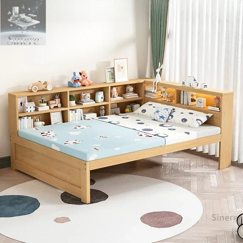 

All solid wood children's bed storage 1.5 meters single modern simple bookshelf can be customized 1.2 meters student