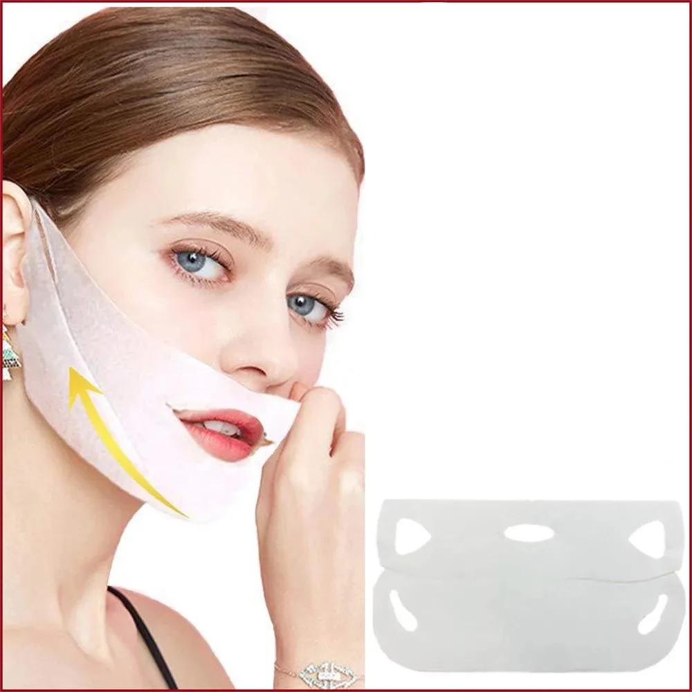 

Hot V-shaped Lift Whitening Moisturizing 4D Double Face Shape Firming Thin Mask Slimming Eliminate Edema Lifting Skin Care Tool