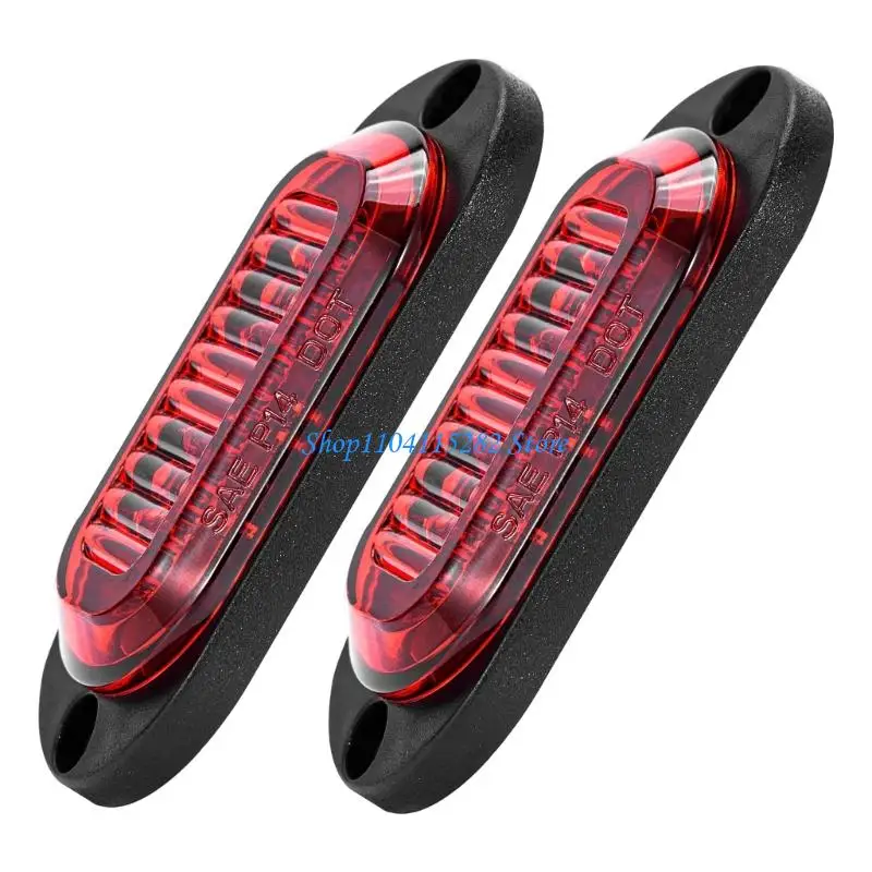 

Waterproof LED Lens Strips Side Light For Trucks Trailers 12-24V High Visibility