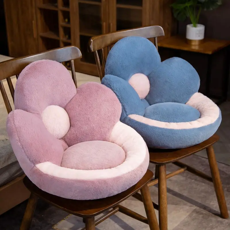 Warm Seat Cushion Office Winter Integrated Computer Chair Backrest Buttocks Waist Protector Living Room Sofa Pillow Home Decor