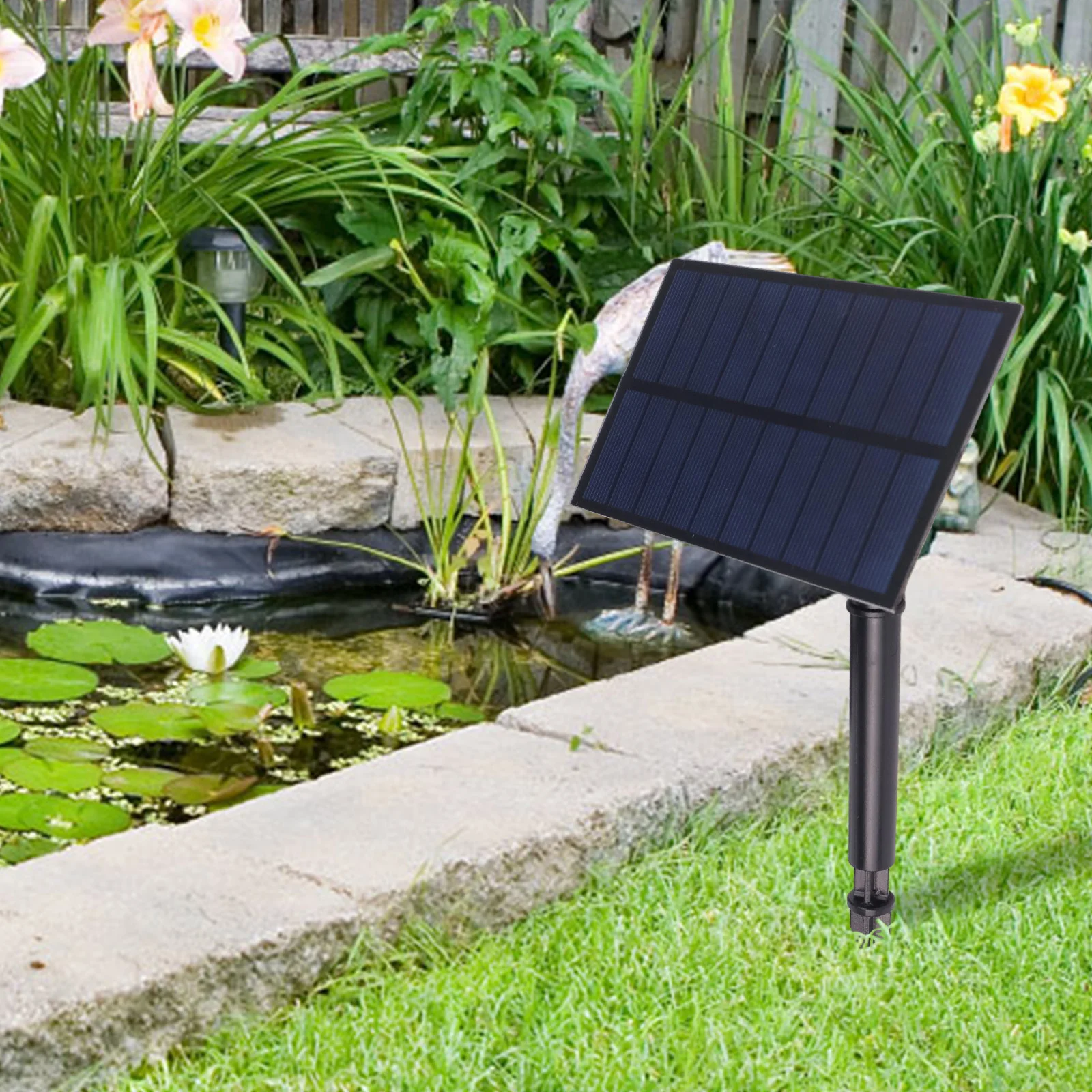 5W/5V Solar Water Pump Garden Decoration With Plug-in Solar Panel Fountain 180L/h Garden Solar Fountain Accessoies view 4