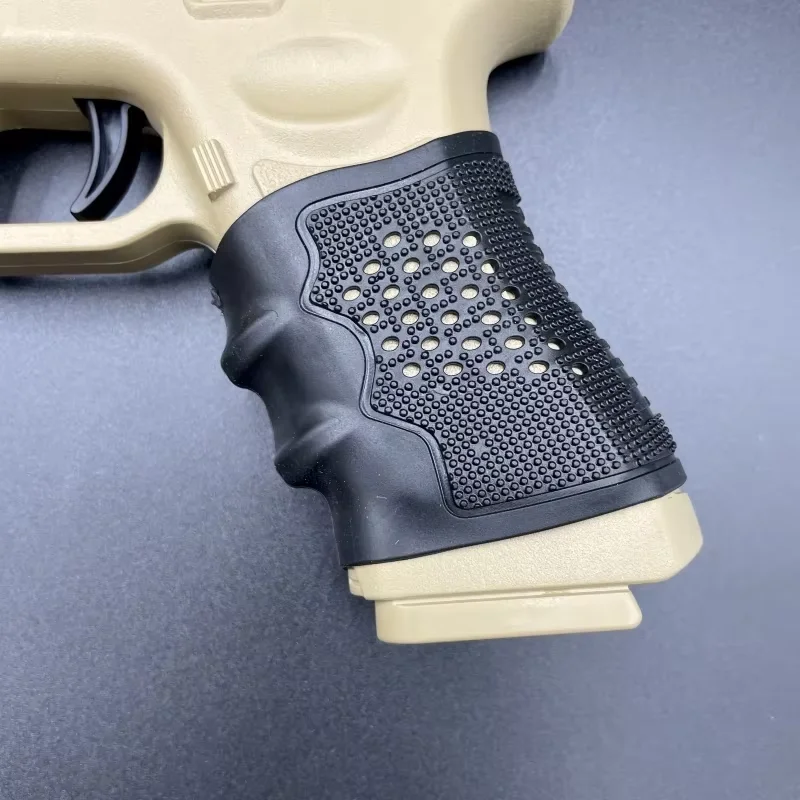 Rubber HandAll Beavertail Grip Sleeve Sig Sauer P365 for Glock G17 19 22 34 43X Taurus G2C for Real Weapon Equipment Pistol Gun