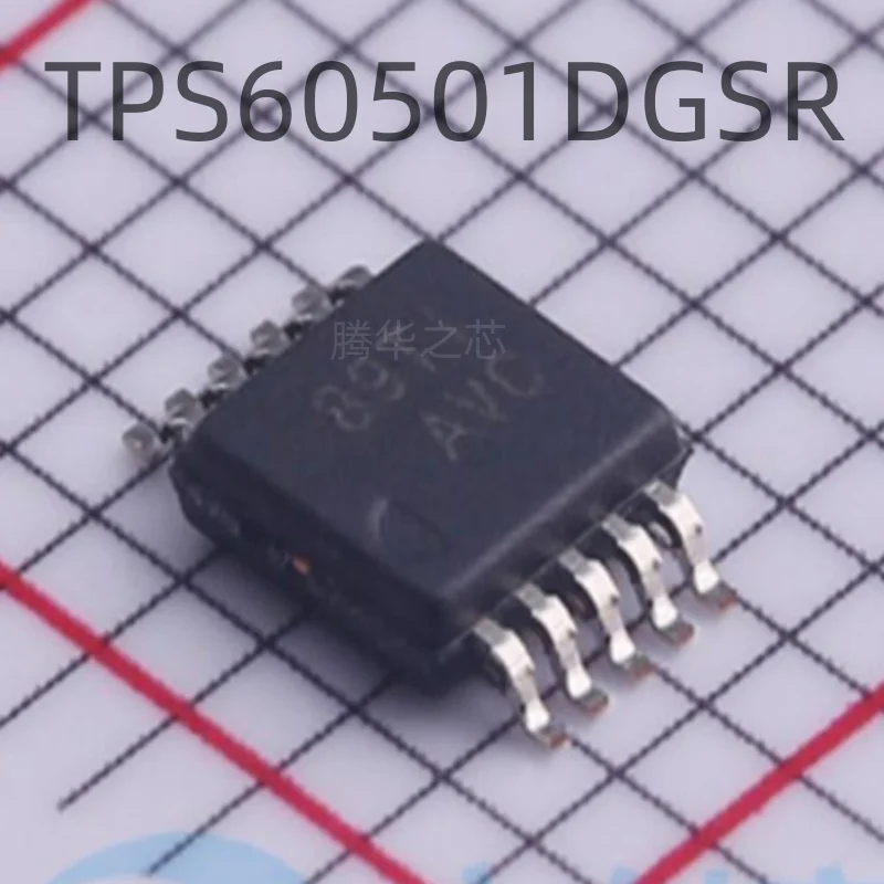 10PCS new TPS60501DGSR Silkscreen AVC package MSOP10 TPS60501DGS TPS60501 Switch regulator chip