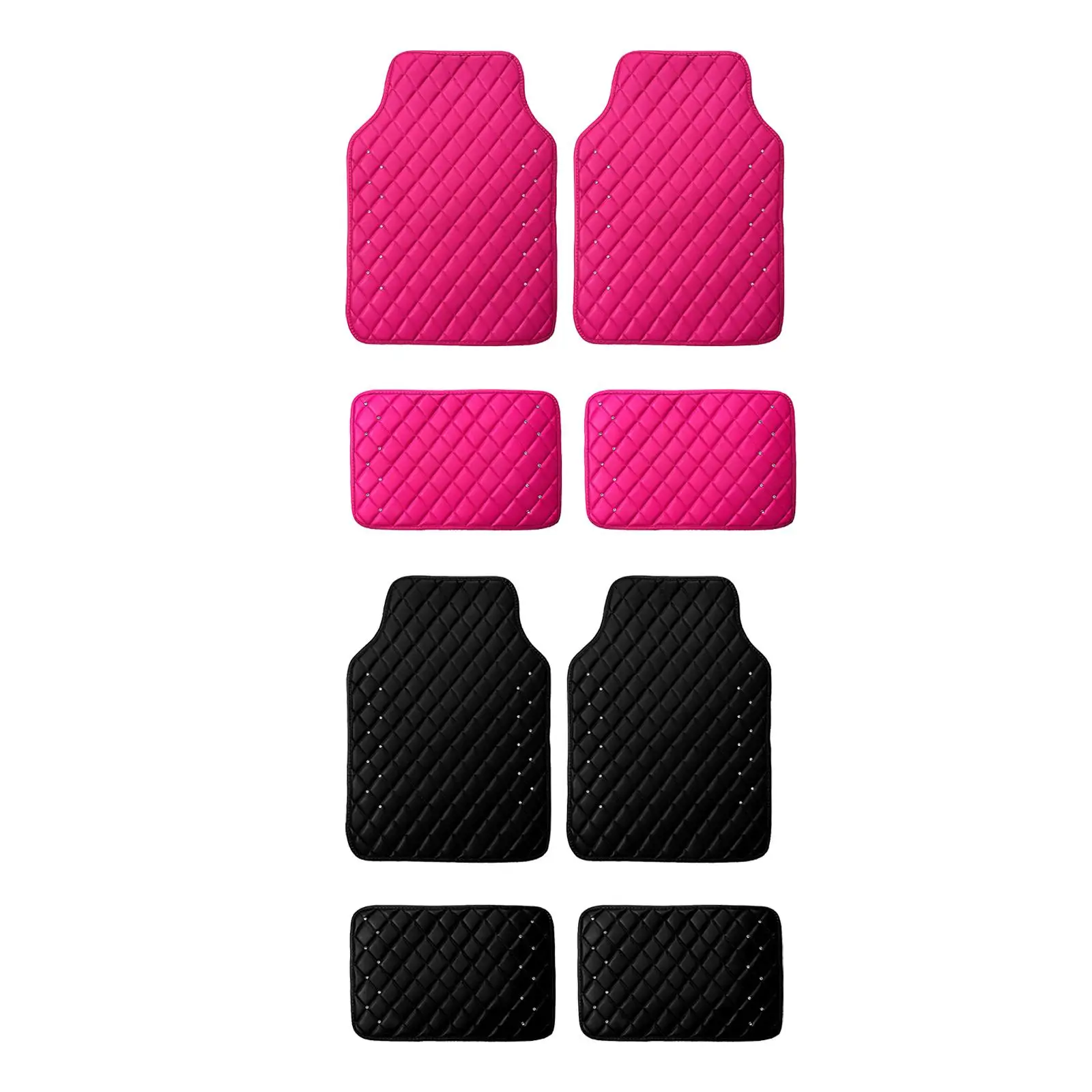 4 Pieces Car Floor Mats Waterproof High Performance Automotive Floor Mats for