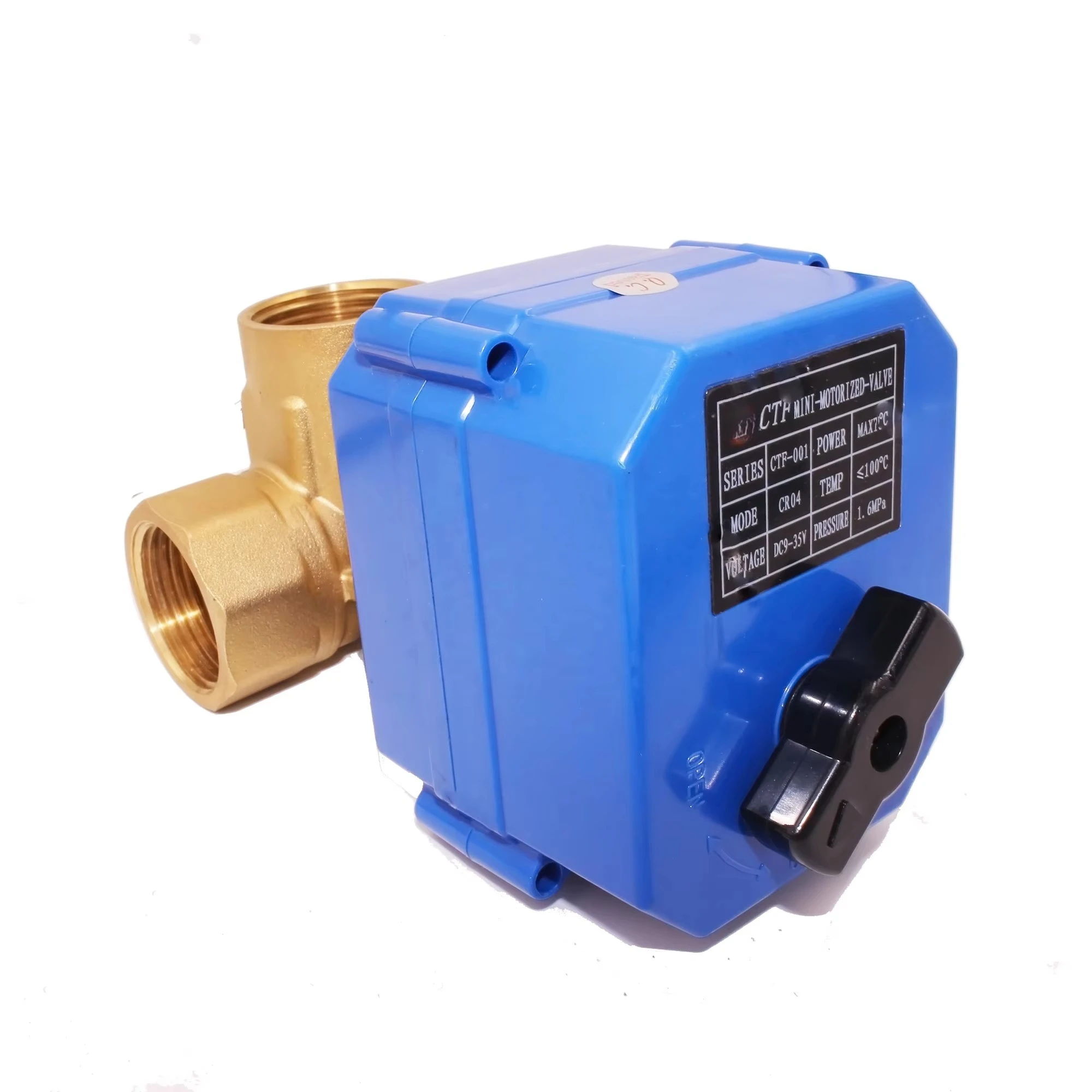 Motorized Actuator BSP NPT Electric Ball Valve 5v 9-24V 220V Electric 3 Way Motorised Valve