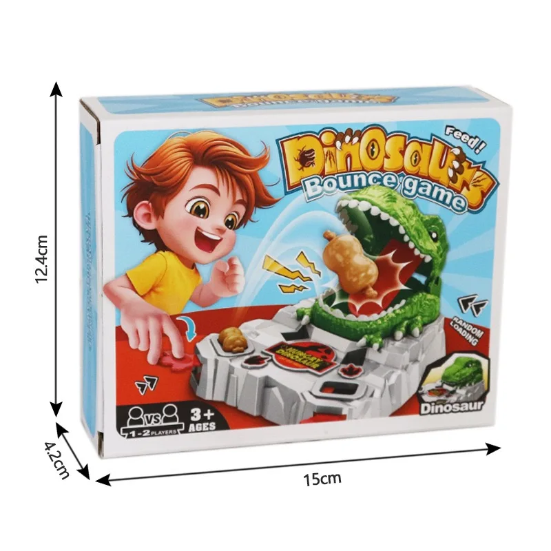 وحدة تحكم ألعاب رمي اللحوم على شكل ديناصور للأطفال للأولاد والبنات هدية تعليمية للتدريب على التفكير 3-14 ألعاب #1