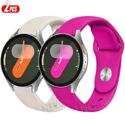 2 pack Silicone straps For Samsung Galaxy watch 7/FE/5/5 Pro/4/6 classic Active 2 20mm 22mm bracelet for Huawei GT 5-4-3-2e band