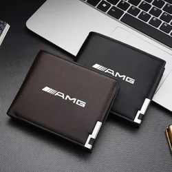 Car Trend Iron-edged Wallet Large Capacity Wallet Auto Accessories For Mercedes Benz AMG W204 W205 W203 W211 W212 W213 W201 W210
