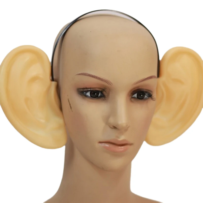 1Pcs Cute Vinyl Large-Ear Headband Christmas Simulated Ear Prop Headband Carnival Cosplay Costume Prop Headpiece