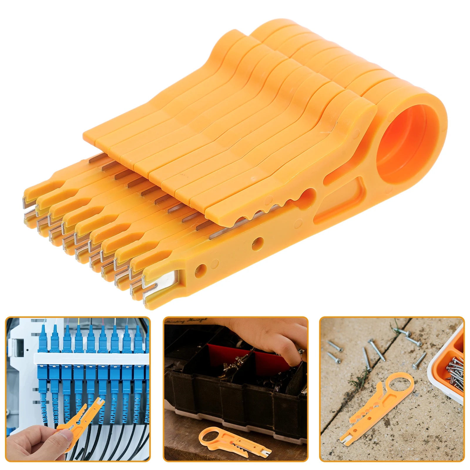 10 pz Spellafili Mini Spellafili Durevole Materiale ABS Taglierina per cavi UTP STP Fili dati Connettori modulari Smart