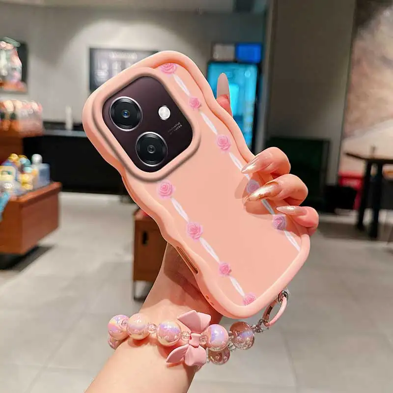 Rosa Blumenkordel für OPPO A3 5G mit leichtem und flexiblen Trageband, perfekt für OPPO A Reno k F 27 10 58 2 4 54 17.