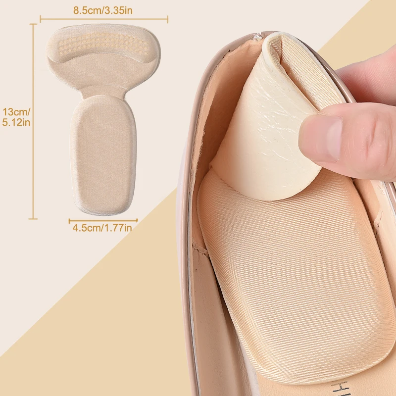 3/6/12/24Pairs Heel Pad With Insoles Attached To The Heel, High Heels, Anti-Wear Shoe Heel Pads