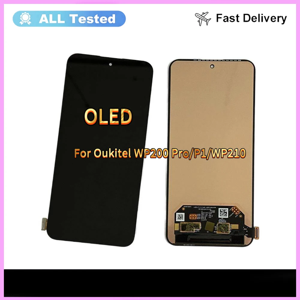 6.7 inches For Oukitel WP200 Pro P1 WP210  OLED LCD Display + Touch Screen Digitizer For Oukitel WP210 Display LCD Sensor Pars
