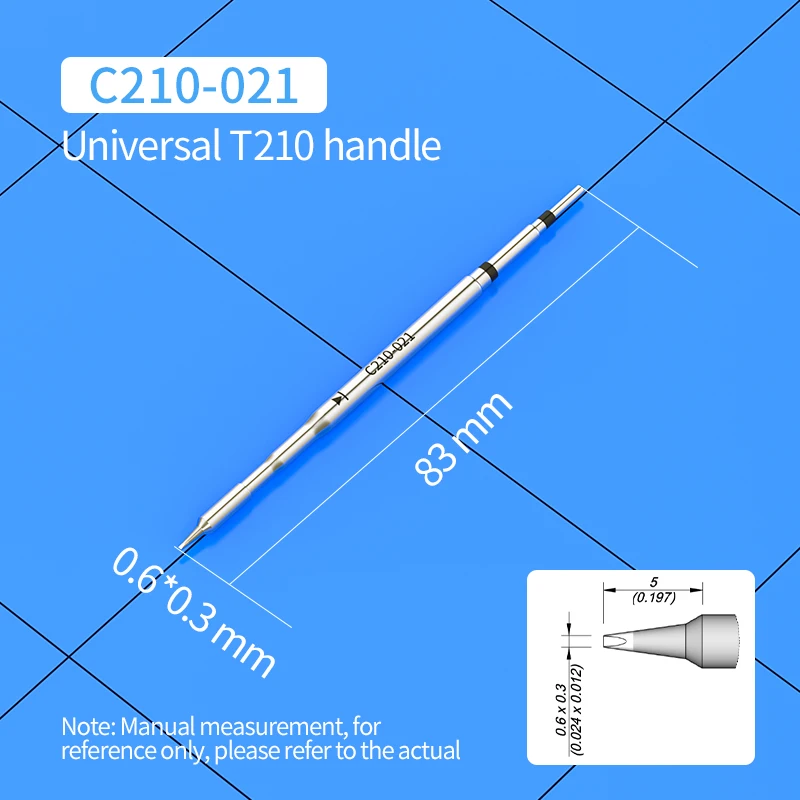 C210 Soldering Tips C210-021 C210-023 C210-007 Compatible with JBC T210 Handle Soldering Station Welding Iron Replacement Head - Image 5