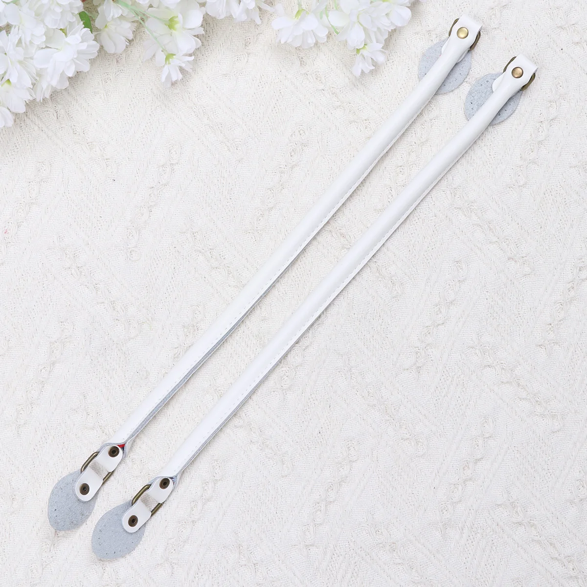 

1Pair Thickened Cowhide Bag Strap Durable Handbag Handle DIY Sewing Tote Replacement Belt for Women Crossbody Pouch