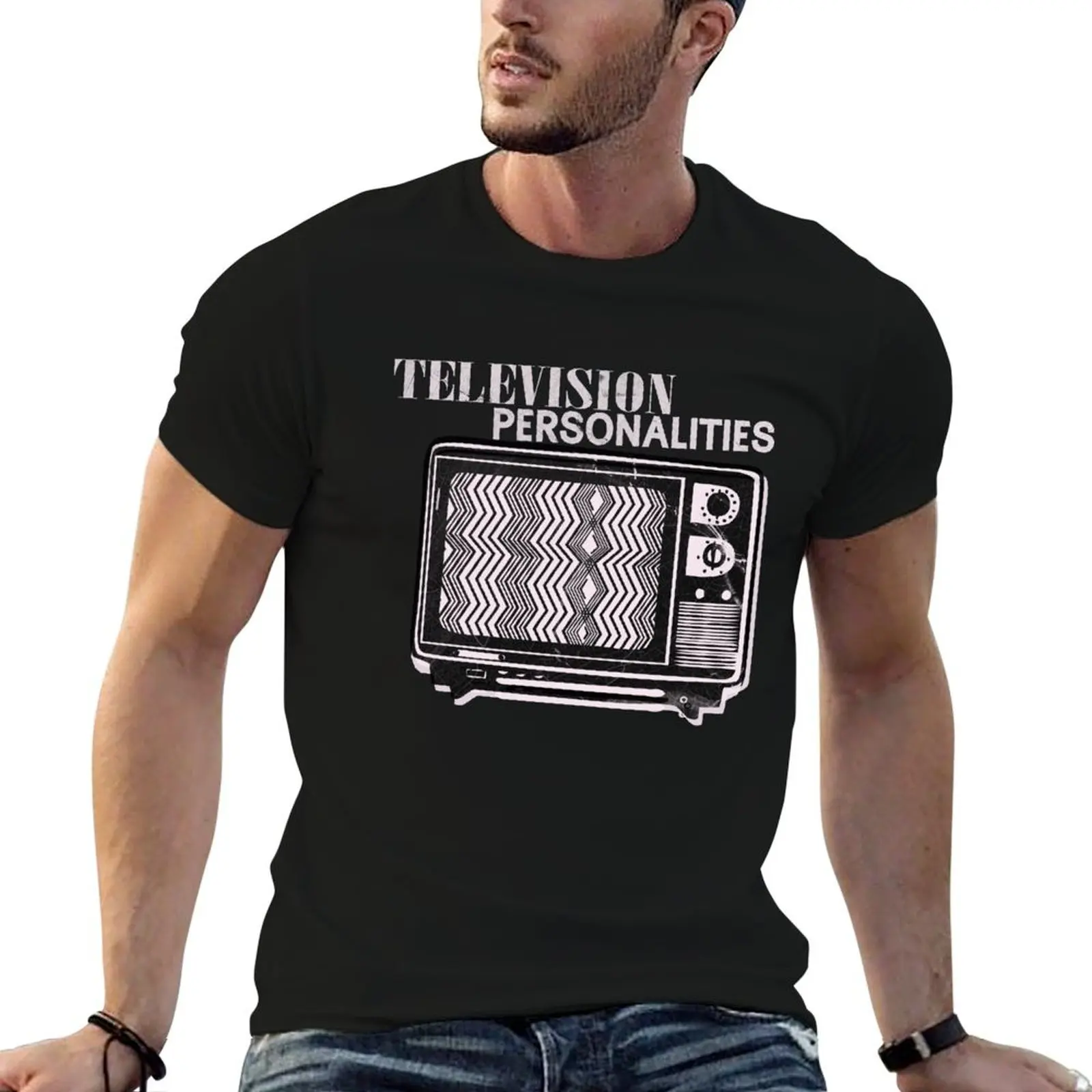 Television Personalities - White T-Shirt t shirts designer cotton tshirt 100% cotton t shirts man 100% T-shirt