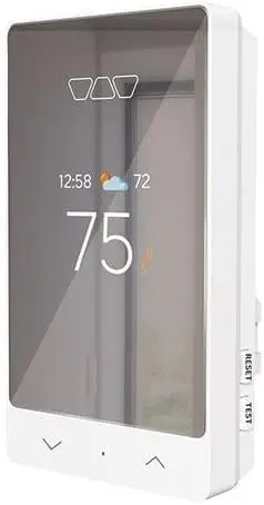 Ditra-Heat-E-RS1 Smart Thermostat with Floor Sensors, Energy Tracking, GFCI Protected - Ideal for Home Floor Heating