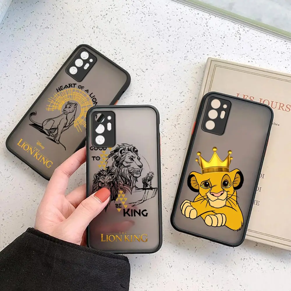 Disney The King Lion Simba Hakuna Matata Matte Case for Samsung M62 M53 M52 M51 M33 M32 M31 M30S M23 M20 M10 J8 J7 J6 J5 Cover