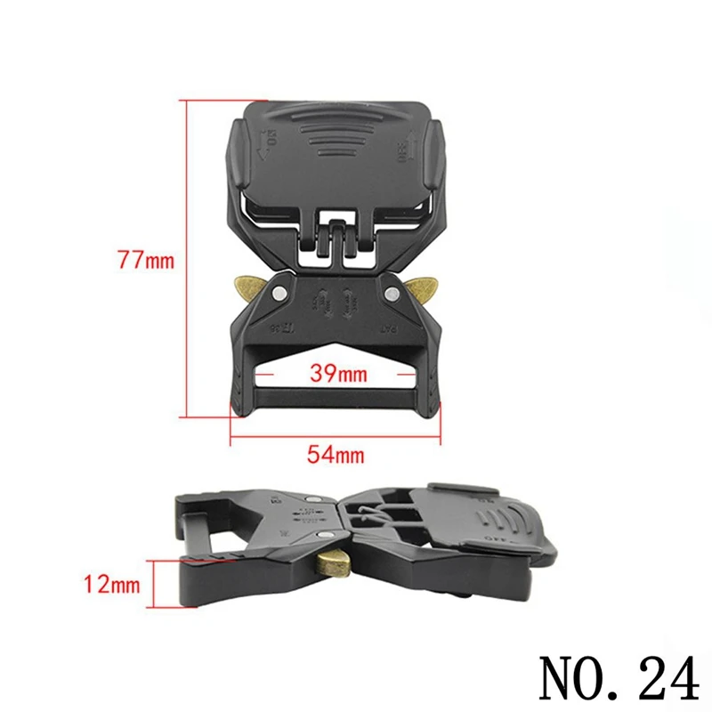 Quick Release Tactical Belt Buckle Heavy Duty Metal Buckle for 1.5" Webbing Strong Safety Men's Belt Military Work Belt Buckle view 4