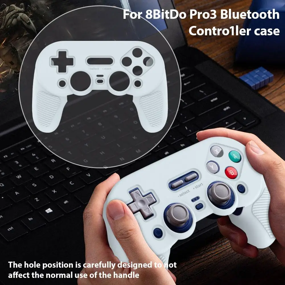 حافظة واقية لوحدة تحكم بلوتوث 8BitDo Pro 3، غطاء كامل للوحة الألعاب اللاسلكية، غطاء مقاوم للصدمات ومضاد للخدش
