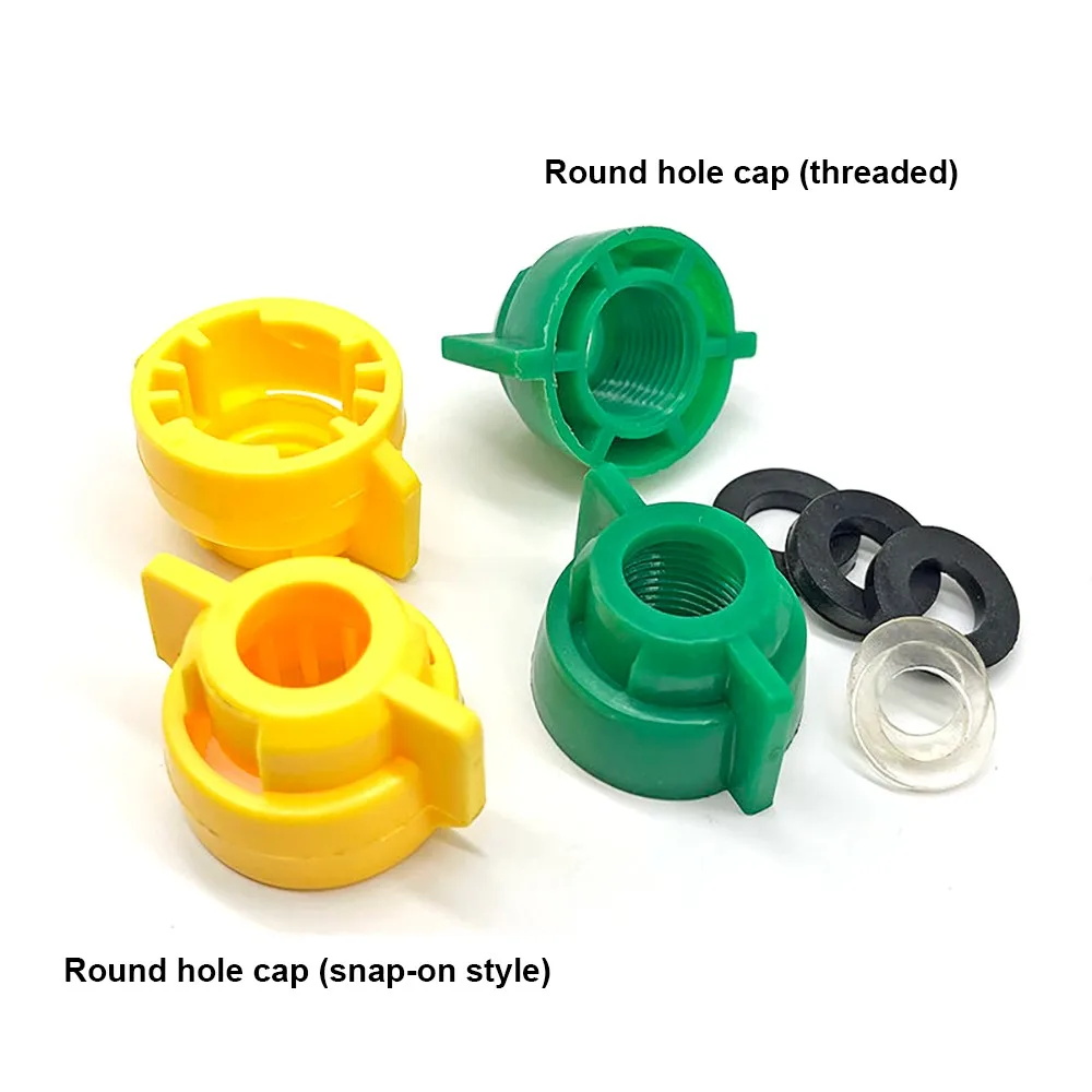 1/2/5/10/20 قطعة نبات الأنابيب فوهة تركيبات فوهة البخاخ البخاخ فم مستدير/مسطح الفم التوصيل/غطاء البطاقة #1