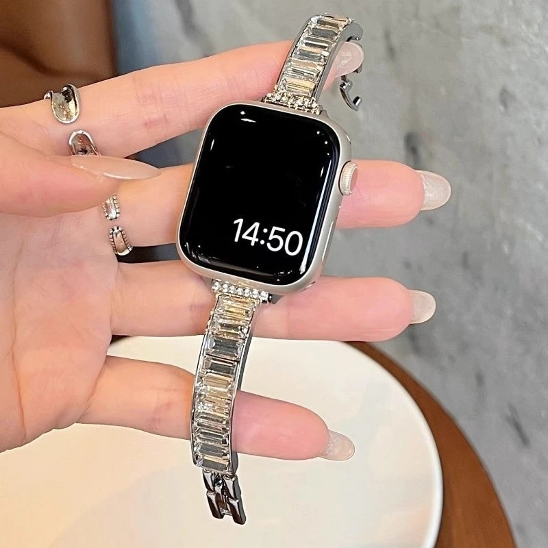 

Новый браслет премиум-класса с бриллиантами подходит для ремешка Huawei GT5/GT5 Pro/GT4/GT2/3/4 22 мм/20 мм/18 мм