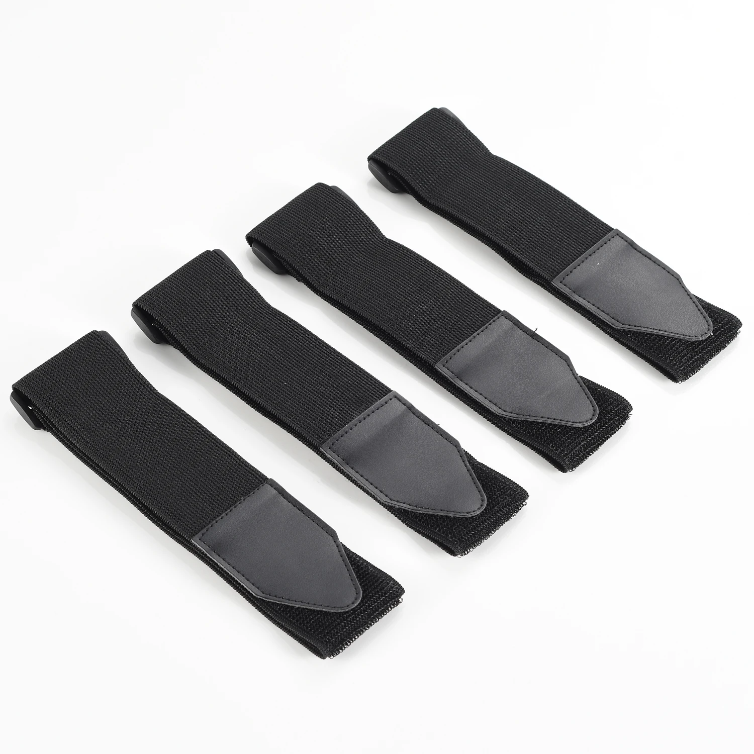 1pc Elastic Band Hook Loop Adjustable Elastic Reverse Buckle Nylon Cable Ties Straps Sticky Fastener Tape Athletic Tape