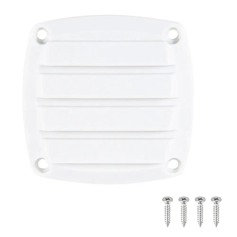 

Nylon Marine Boat Air Vent Strong Wind Square Louvered Ventilator Grille Exhaust Fan Resistance Grill Ventilation Ducting Car