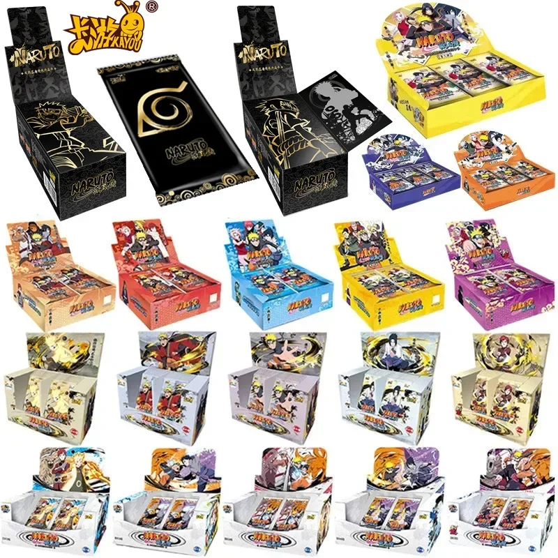 KAYOU Original 2023 New Naruto Complete Series Card Booster Pack Box Anime Figure Rare Collection Cards Flash Card Toy For Gift