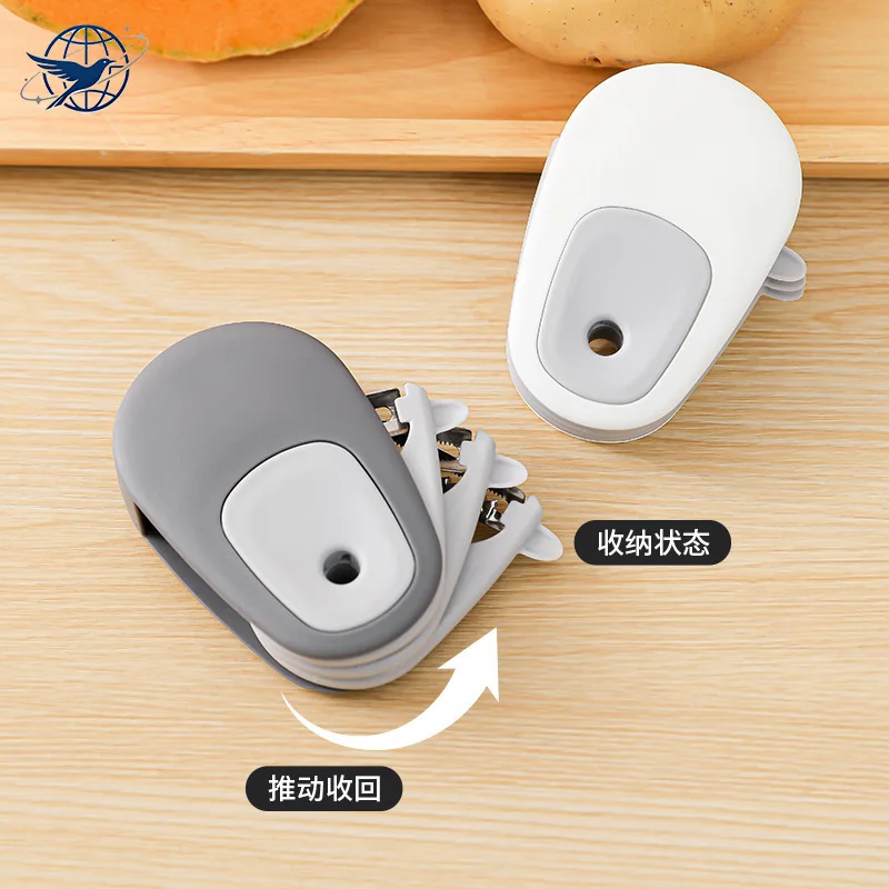 3-In-1 Portable Fruit Cucumber Peeler, Peeler, Outdoor Carry-On Vegetable Peeler, Scraper