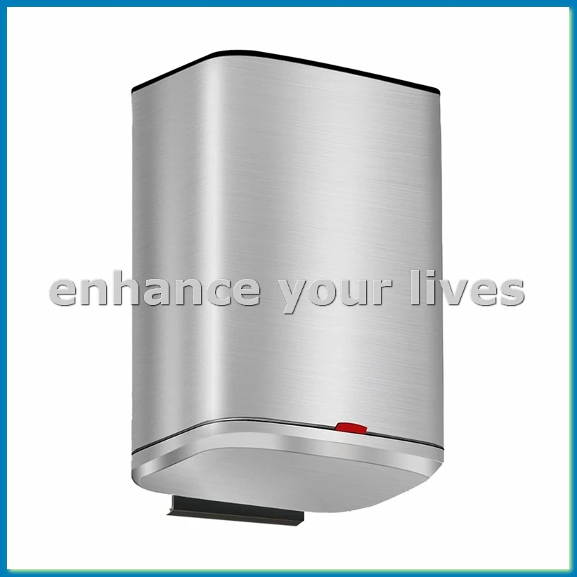Hanging Kitchen Stainless-Steel Small Trash Can with Lid, 2-In- Compost Bin for Counter Top & , 8L-AT48