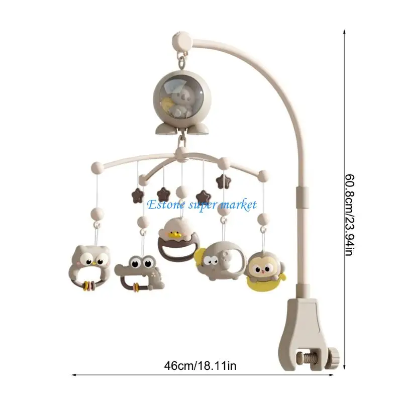 090B Giostrina interattiva per bambini Musica MIDI azionata a Sviluppo visivo rotante