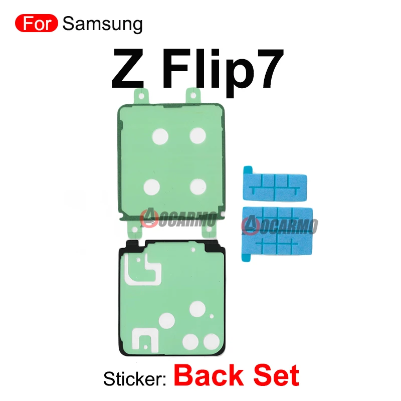 1 szt. Klej do tylnej obudowy Samsung Galaxy Z Flip5 Flip 5 7 Flip7 F7660 SM-F731 F7310, pełny zestaw naklejek na tylne drzwi — zdjęcie produktu 6