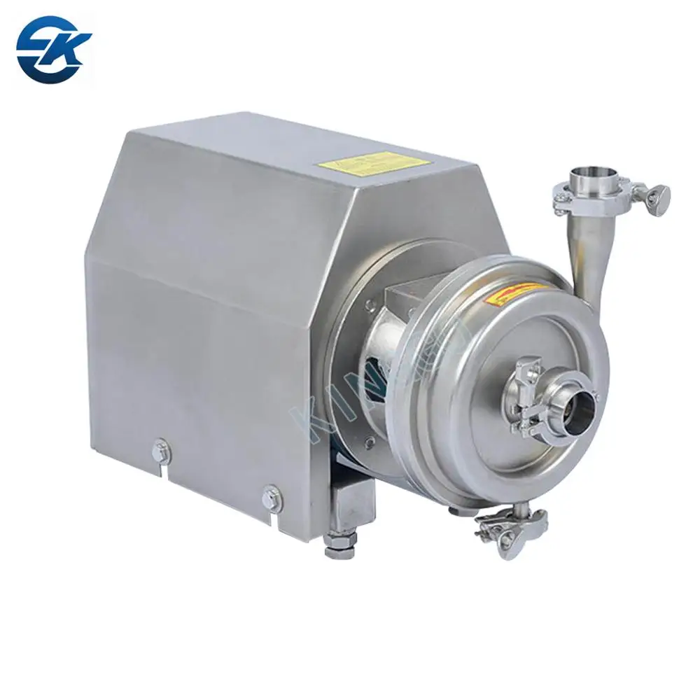 Stainless Steel SS304 SS316L Open Impeller Sanitary Centrifugal Pump For Milk,Beer