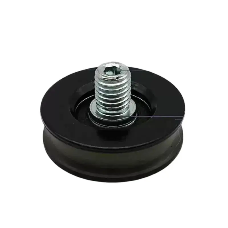 1 Set V Groove Pulley Wheel With Screw Bearing Elevator Door Hanging Wheel S200 K300 6200RS For TKE