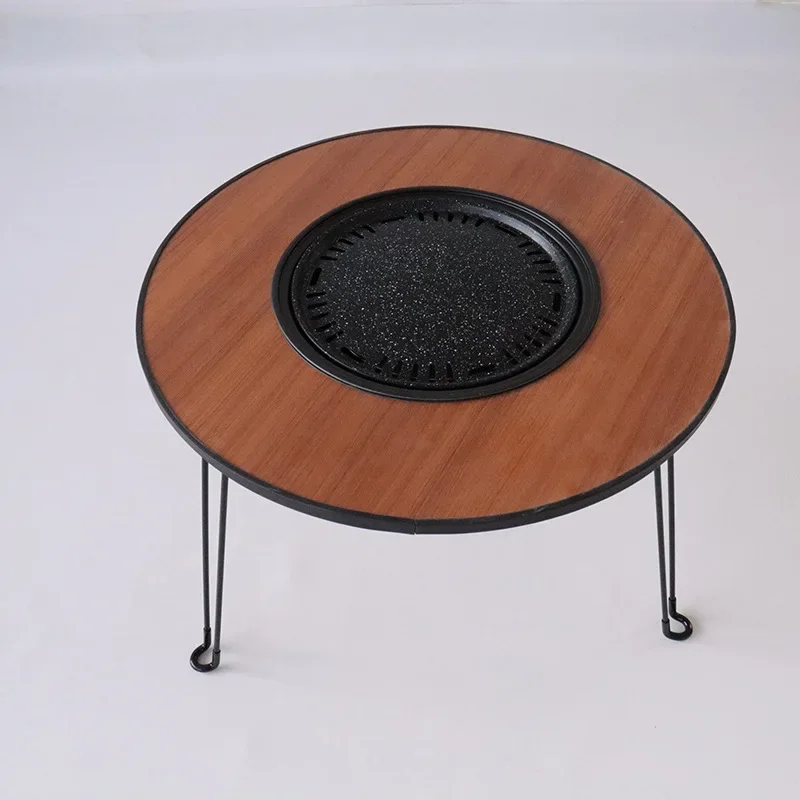 Folding enclosure stove to make tea, roasting stove set, household barbecue grill