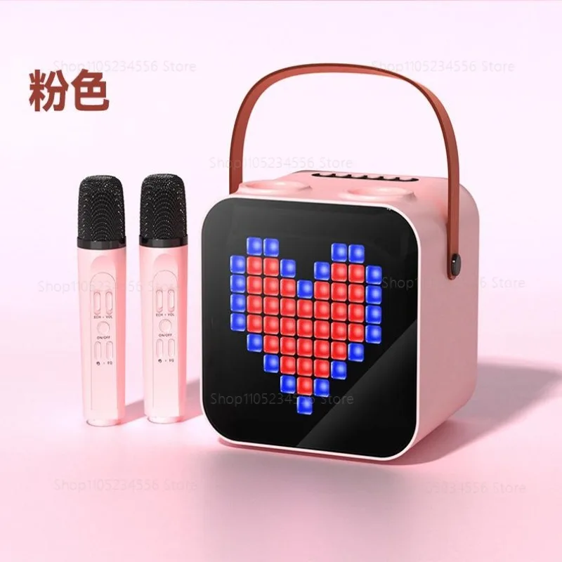 

Portable Outdoor Karaoke Speaker Bluetooth Speaker LED Cute Handle Home Speaker